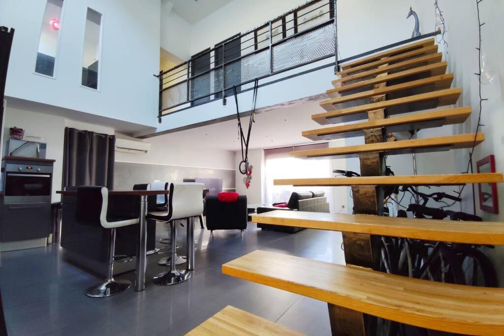 Loft 5* Centre, Terras. Park Babyfoot Clim Velos Монтелимар Экстерьер фото